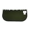 Sellstrom 390 Premium Series Single Crown Face Shields Window, Acetate, 8 in x 16 in x .040 in, Uncoated, Dark Green S35120 - alternate 1